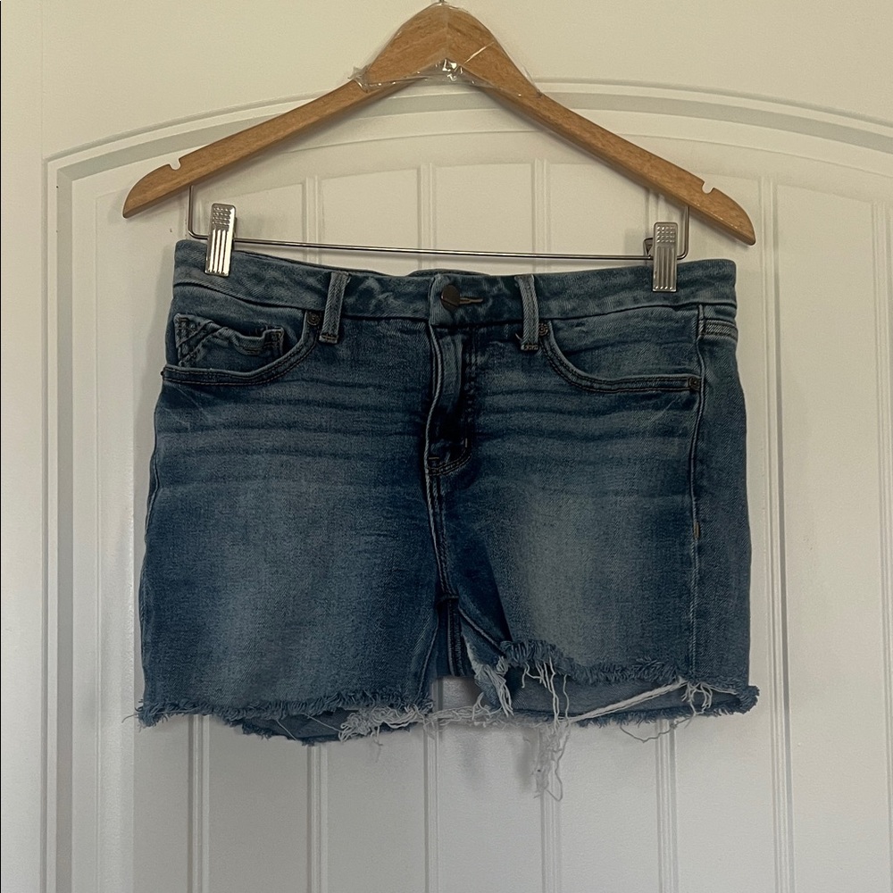 Buckle Black Cut Off Jean Shorts Size 28